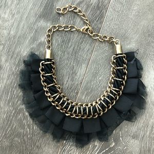 Pinko Black & Gold Necklace